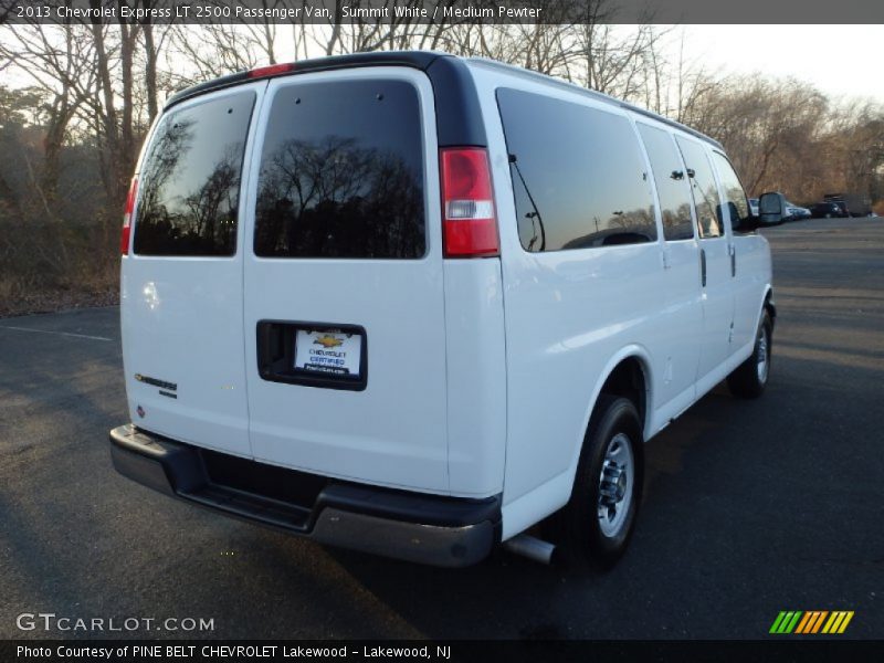 Summit White / Medium Pewter 2013 Chevrolet Express LT 2500 Passenger Van