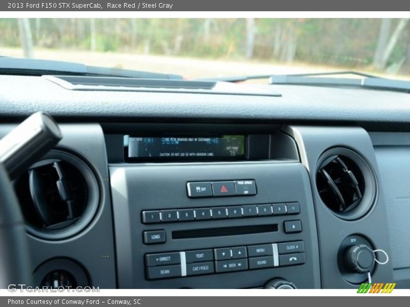 Race Red / Steel Gray 2013 Ford F150 STX SuperCab