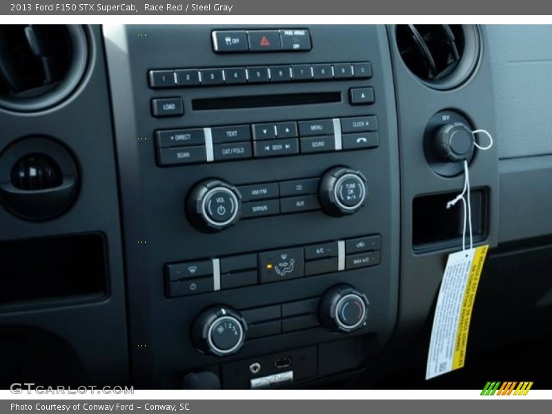 Race Red / Steel Gray 2013 Ford F150 STX SuperCab