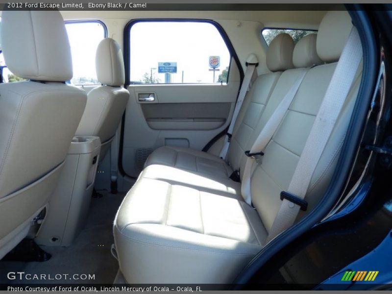 Ebony Black / Camel 2012 Ford Escape Limited