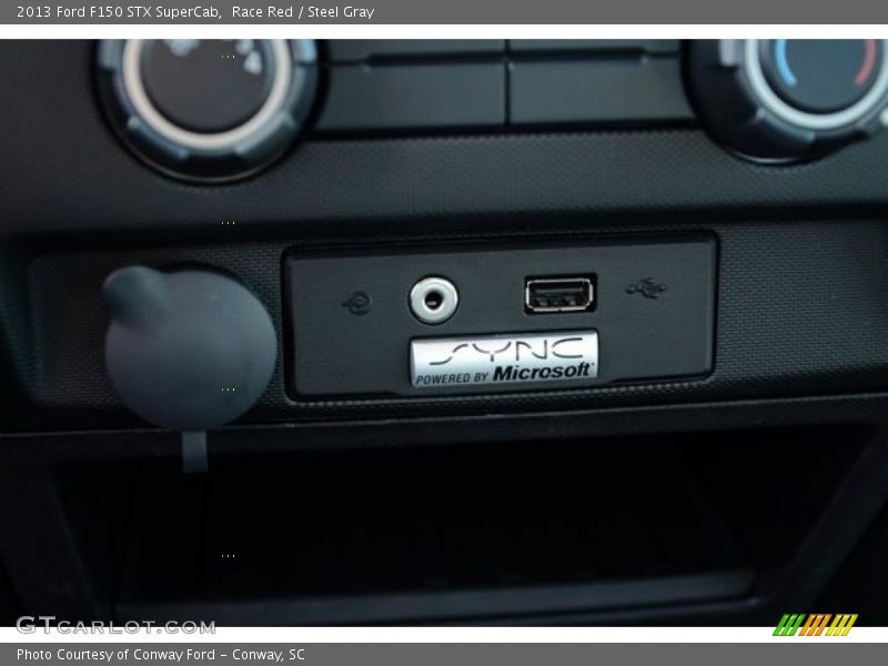 Race Red / Steel Gray 2013 Ford F150 STX SuperCab
