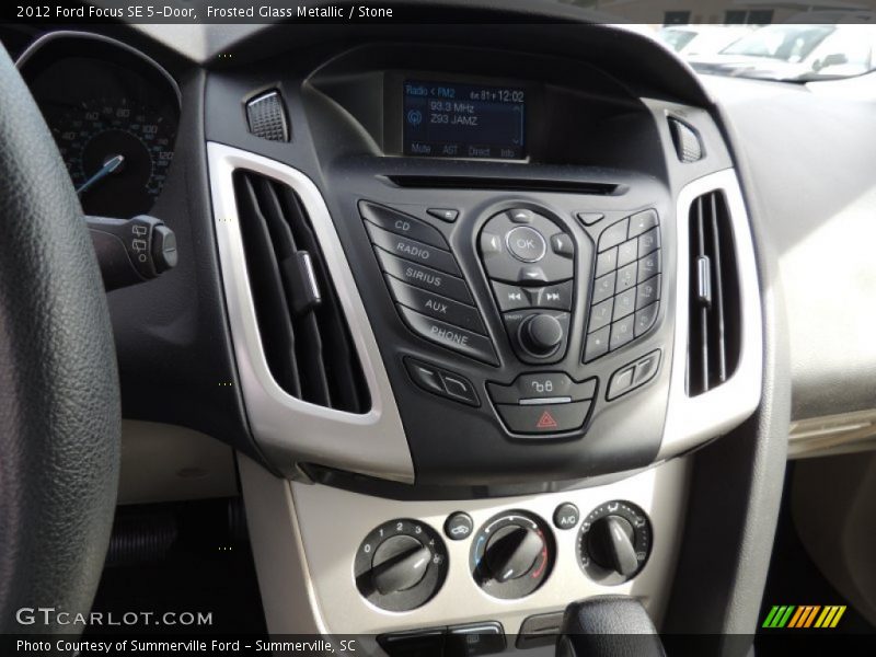 Frosted Glass Metallic / Stone 2012 Ford Focus SE 5-Door