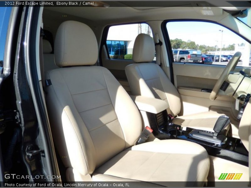 Ebony Black / Camel 2012 Ford Escape Limited