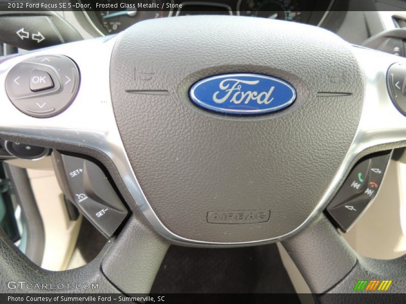 Frosted Glass Metallic / Stone 2012 Ford Focus SE 5-Door