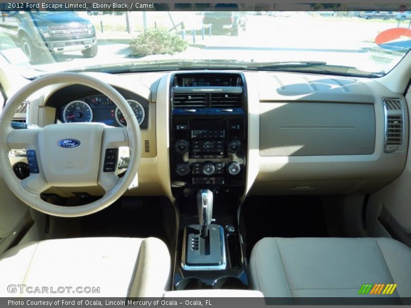 Ebony Black / Camel 2012 Ford Escape Limited