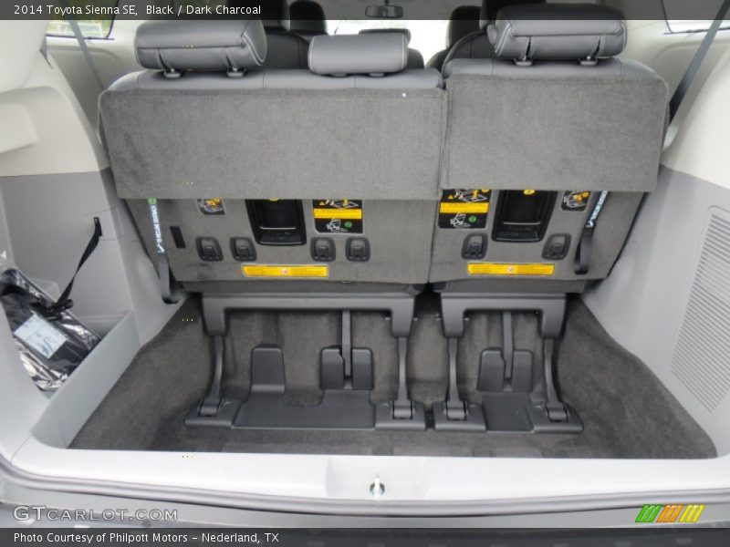 Black / Dark Charcoal 2014 Toyota Sienna SE