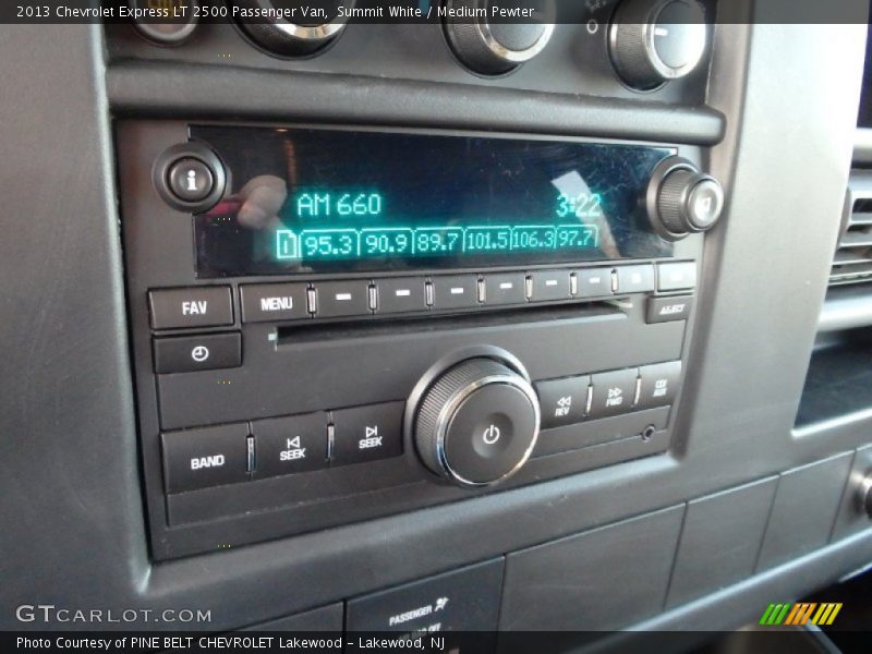 Summit White / Medium Pewter 2013 Chevrolet Express LT 2500 Passenger Van