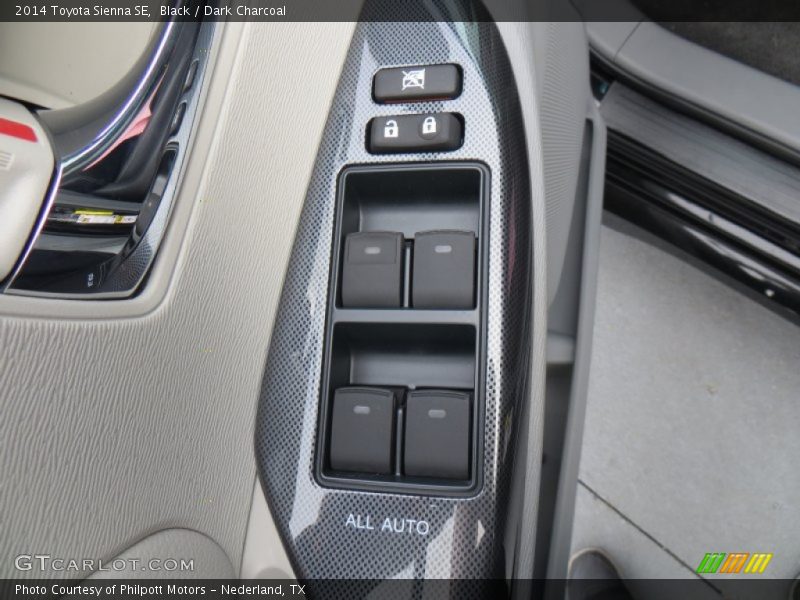 Black / Dark Charcoal 2014 Toyota Sienna SE