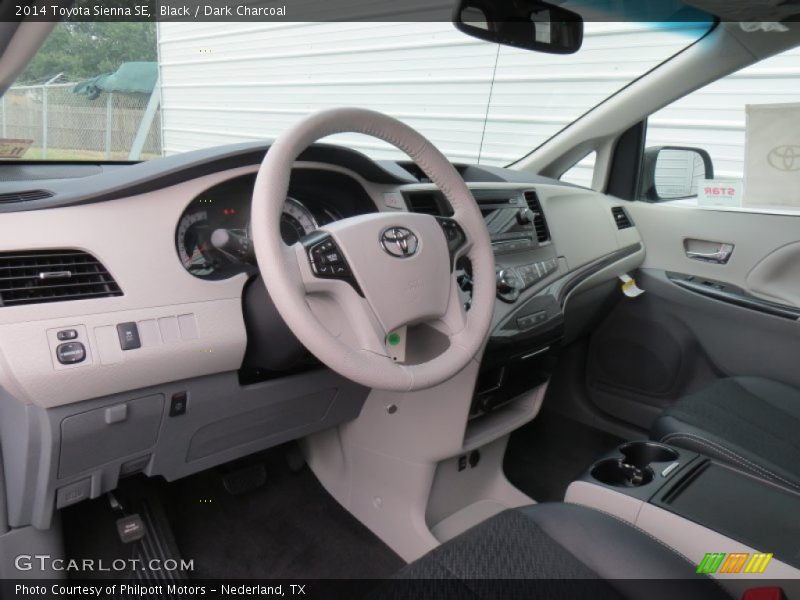 Black / Dark Charcoal 2014 Toyota Sienna SE