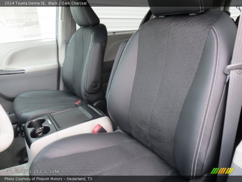 Black / Dark Charcoal 2014 Toyota Sienna SE