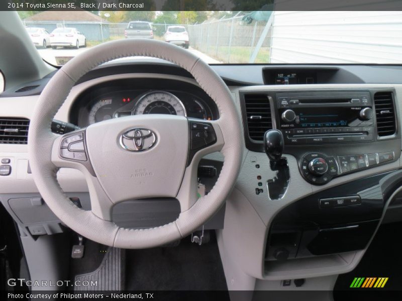 Black / Dark Charcoal 2014 Toyota Sienna SE