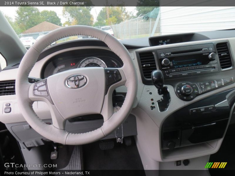 Dashboard of 2014 Sienna SE