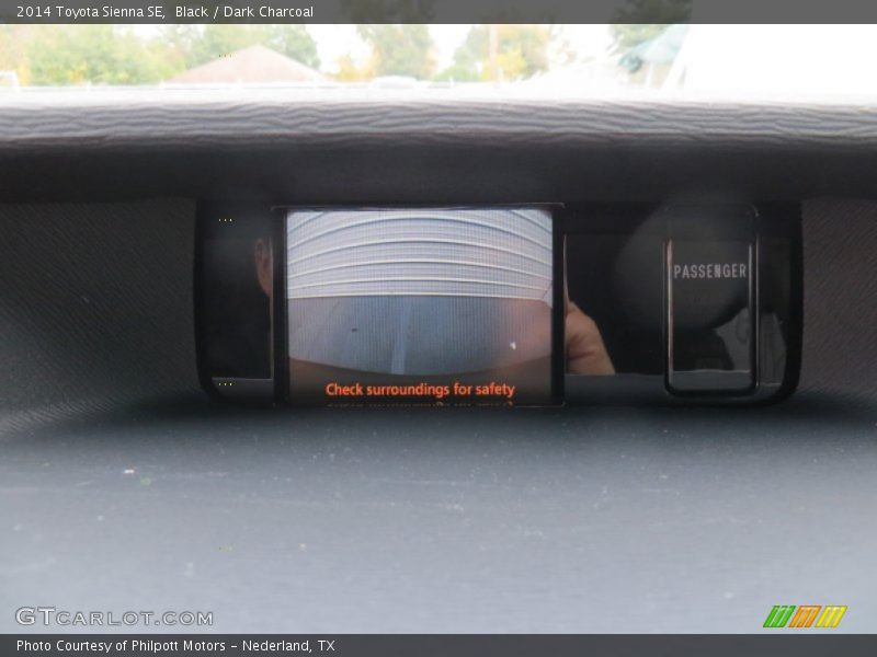 Black / Dark Charcoal 2014 Toyota Sienna SE