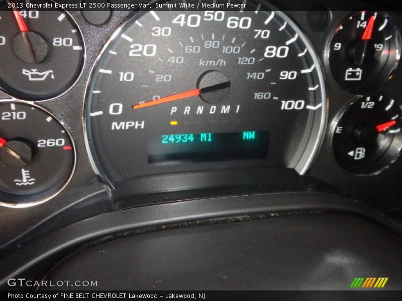Summit White / Medium Pewter 2013 Chevrolet Express LT 2500 Passenger Van