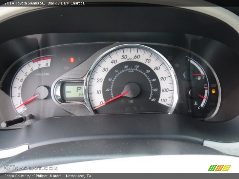  2014 Sienna SE SE Gauges