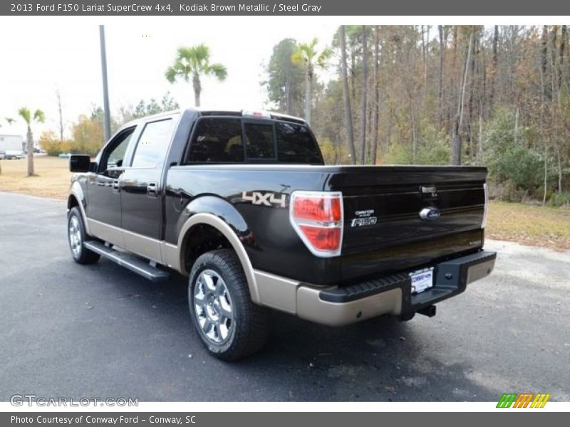 Kodiak Brown Metallic / Steel Gray 2013 Ford F150 Lariat SuperCrew 4x4