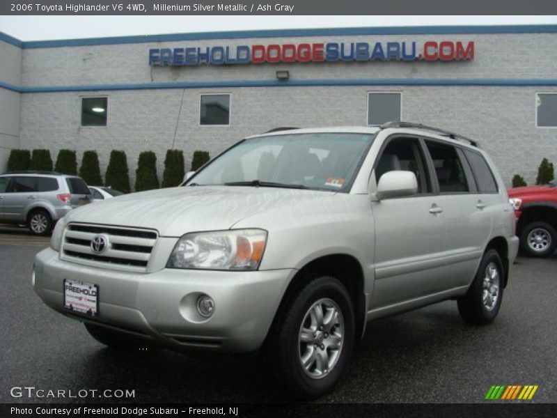Millenium Silver Metallic / Ash Gray 2006 Toyota Highlander V6 4WD
