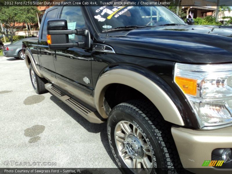 Tuxedo Black Metallic / Chaparral Leather 2012 Ford F250 Super Duty King Ranch Crew Cab 4x4