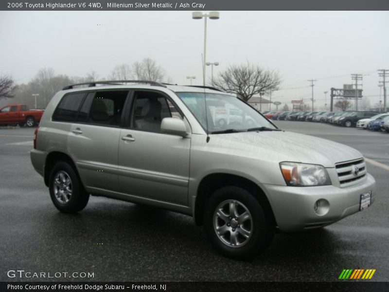 Millenium Silver Metallic / Ash Gray 2006 Toyota Highlander V6 4WD