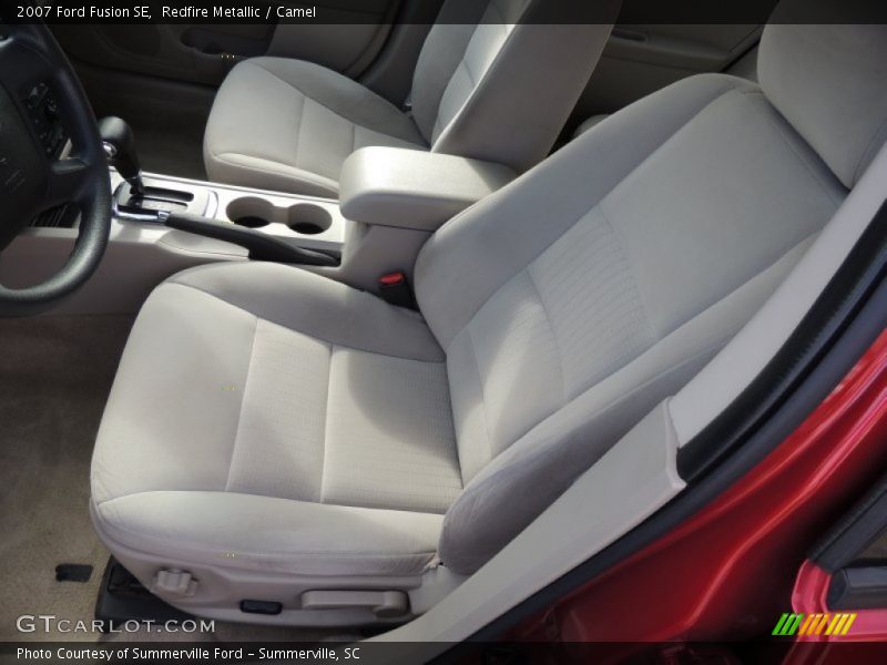 Redfire Metallic / Camel 2007 Ford Fusion SE
