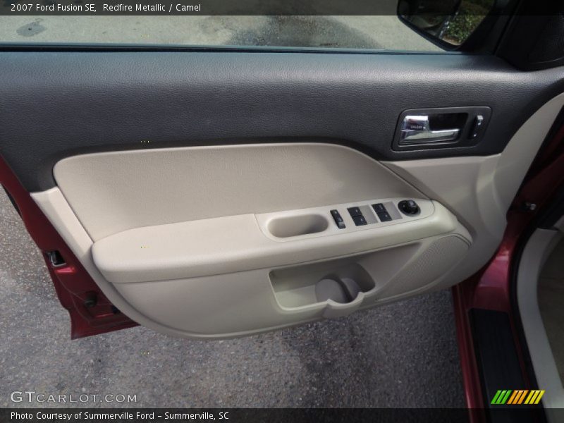Redfire Metallic / Camel 2007 Ford Fusion SE