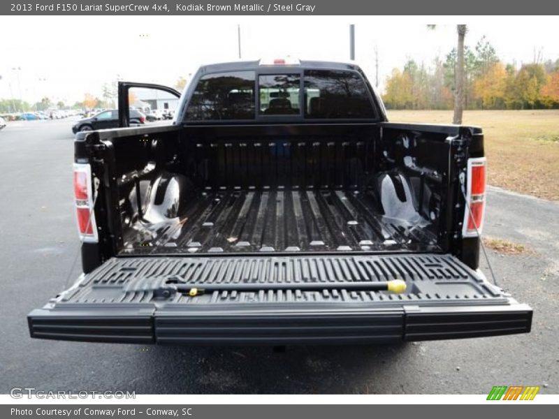 Kodiak Brown Metallic / Steel Gray 2013 Ford F150 Lariat SuperCrew 4x4