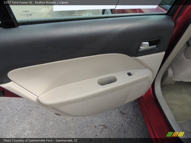 Redfire Metallic / Camel 2007 Ford Fusion SE