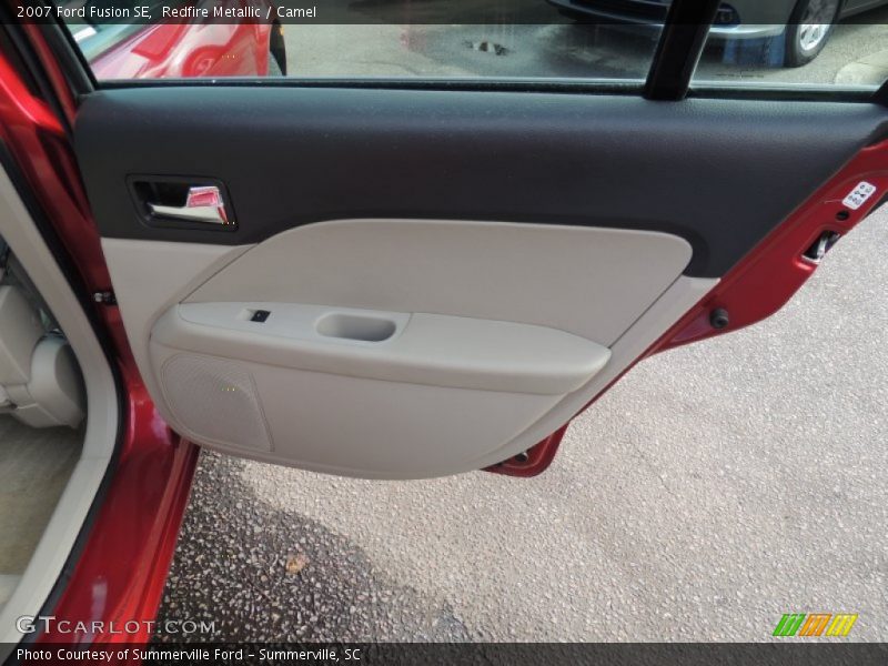 Redfire Metallic / Camel 2007 Ford Fusion SE