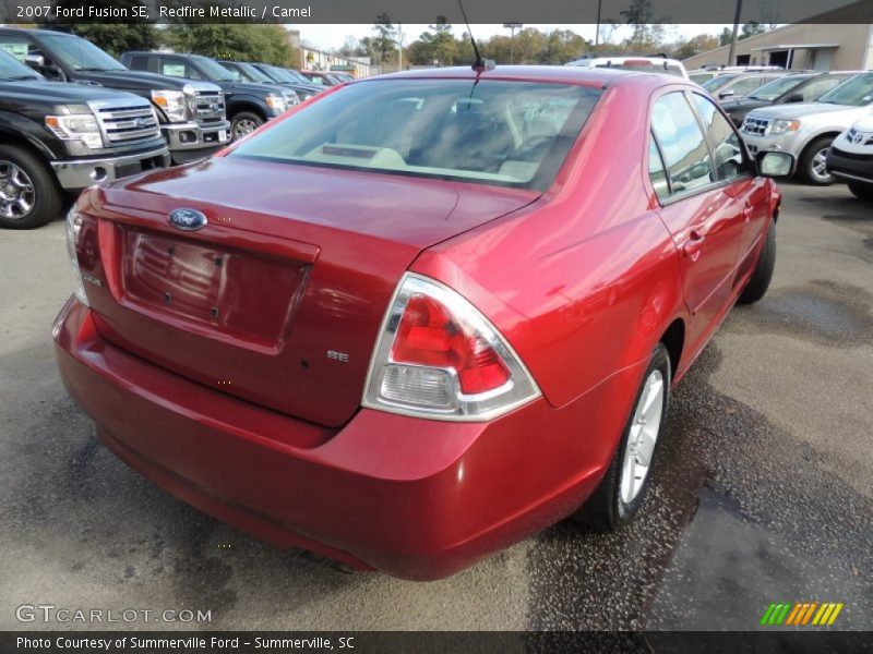 Redfire Metallic / Camel 2007 Ford Fusion SE