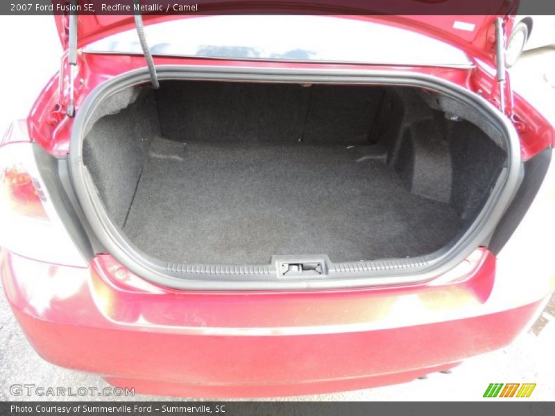 Redfire Metallic / Camel 2007 Ford Fusion SE