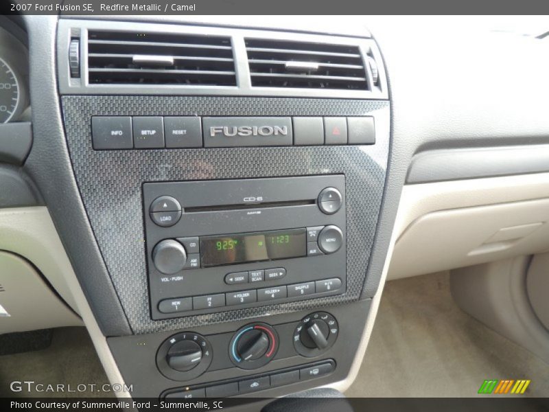 Redfire Metallic / Camel 2007 Ford Fusion SE
