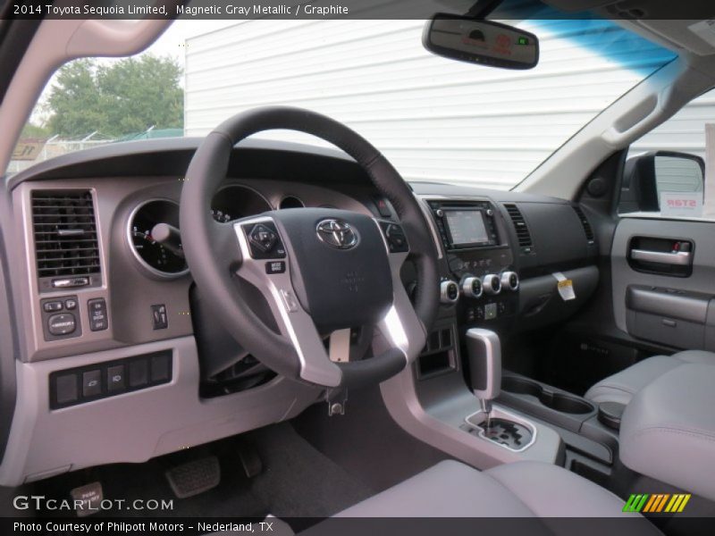 Magnetic Gray Metallic / Graphite 2014 Toyota Sequoia Limited