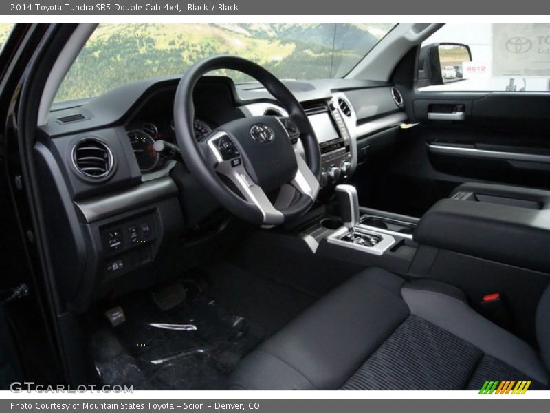 Black / Black 2014 Toyota Tundra SR5 Double Cab 4x4