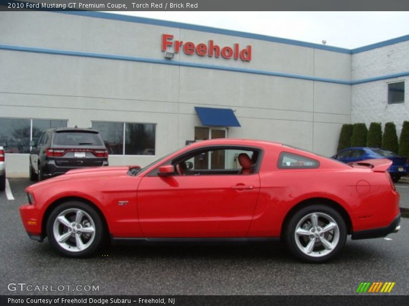 Torch Red / Brick Red 2010 Ford Mustang GT Premium Coupe