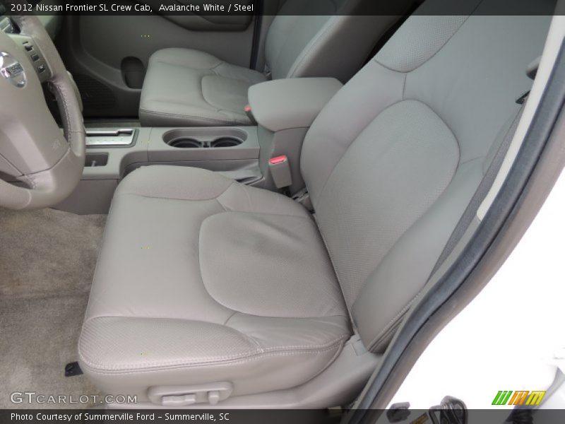 Avalanche White / Steel 2012 Nissan Frontier SL Crew Cab