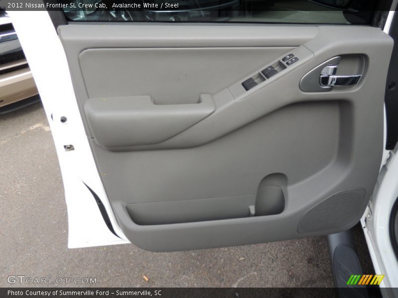 Avalanche White / Steel 2012 Nissan Frontier SL Crew Cab
