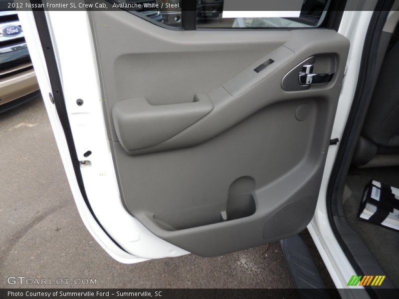 Avalanche White / Steel 2012 Nissan Frontier SL Crew Cab