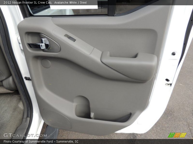 Avalanche White / Steel 2012 Nissan Frontier SL Crew Cab