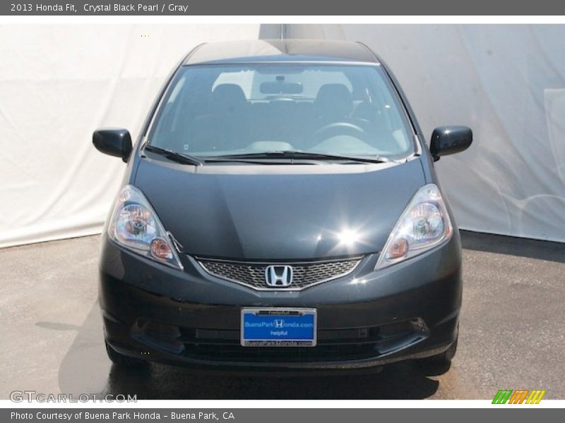 Crystal Black Pearl / Gray 2013 Honda Fit