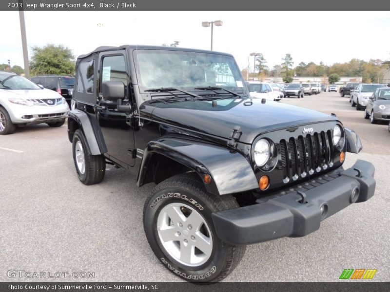 Black / Black 2013 Jeep Wrangler Sport 4x4