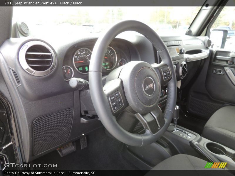Black / Black 2013 Jeep Wrangler Sport 4x4