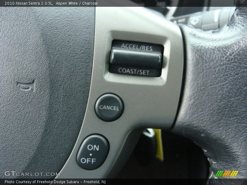 Aspen White / Charcoal 2010 Nissan Sentra 2.0 SL