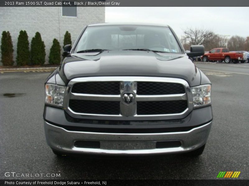 Black / Black/Diesel Gray 2013 Ram 1500 SLT Quad Cab 4x4