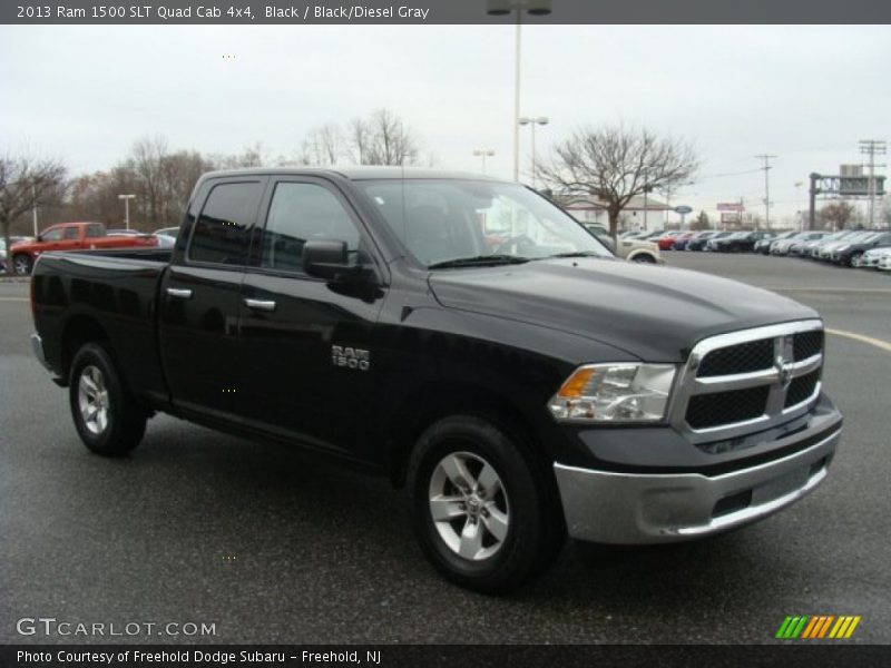 Black / Black/Diesel Gray 2013 Ram 1500 SLT Quad Cab 4x4