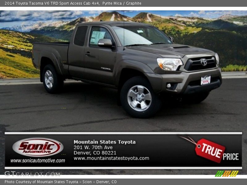 Pyrite Mica / Graphite 2014 Toyota Tacoma V6 TRD Sport Access Cab 4x4