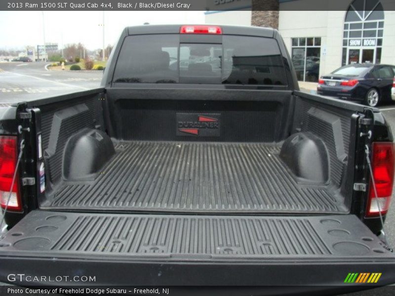 Black / Black/Diesel Gray 2013 Ram 1500 SLT Quad Cab 4x4