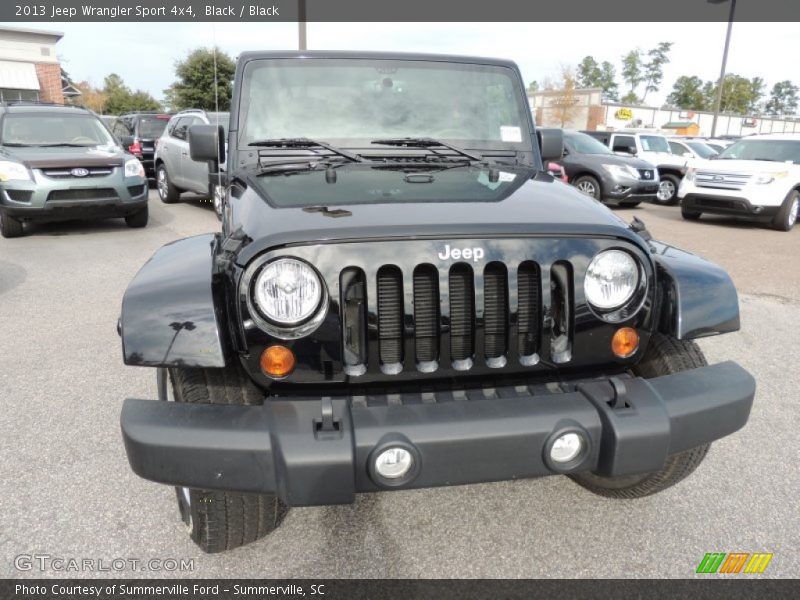Black / Black 2013 Jeep Wrangler Sport 4x4