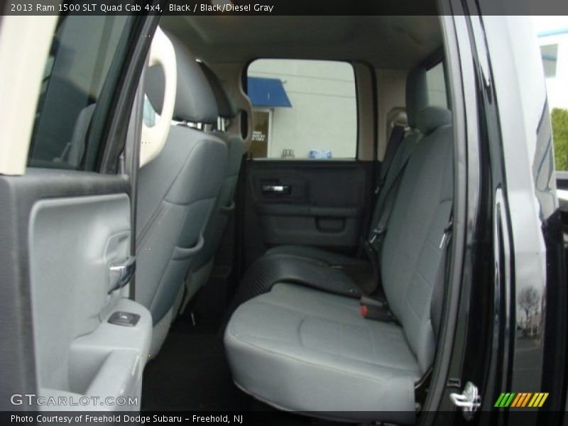 Black / Black/Diesel Gray 2013 Ram 1500 SLT Quad Cab 4x4