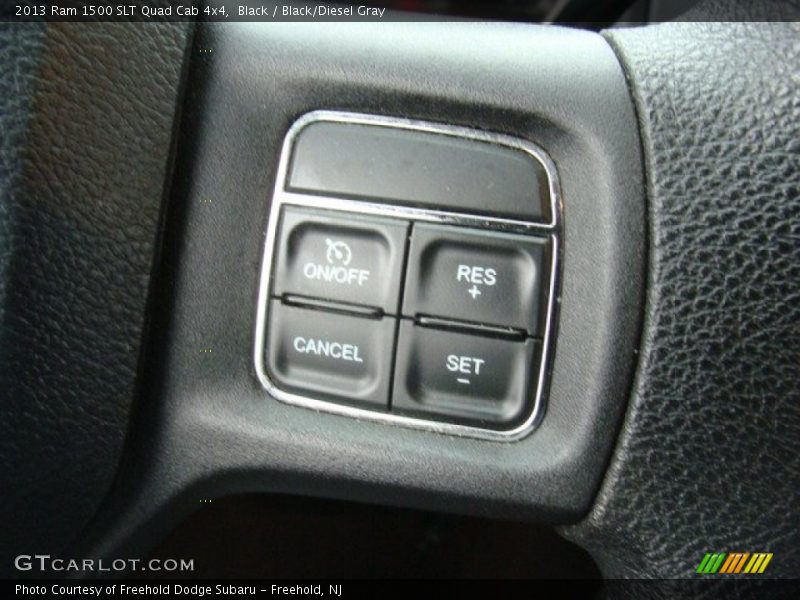 Black / Black/Diesel Gray 2013 Ram 1500 SLT Quad Cab 4x4