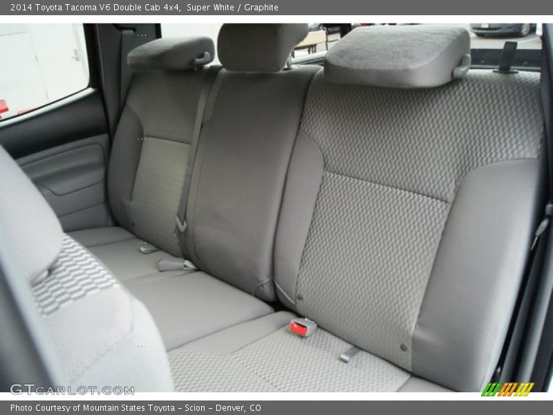 Super White / Graphite 2014 Toyota Tacoma V6 Double Cab 4x4